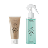 ヘアケアベストセット (シーソルト頭皮スケーラー + 洗い流さないトリートメント)